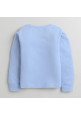 Tiara Full Sleeves Heart Sequin Embellished Single Jersey Winter Jogger Set - Blue