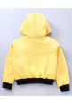 Tiara Full Sleeves Sequined Hoodie With Bottom - Yellow