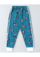 Tiara Full Sleeves Dino Print Jacket & Lounge Pants Set - Blue