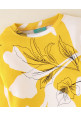 Tiara Girl's Printed Summer Floral Jogger Set- Yellow