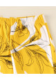 Tiara Girl's Printed Summer Floral Jogger Set- Yellow