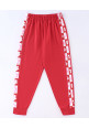 Tiara Girl's Printed Summer Ribbed Top With Pant  Set-Red