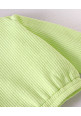 Tiara Full Sleeves Ribbed Cotton Sweatshirt & Jogger Set - Lime Green