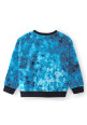Tiara Full Sleeves Tie Dye Effect Sweatshirt - Blue