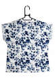 SMUDGED FLOWER PRINTED TOP