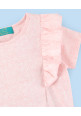 Tiara Girl's Printed Summer Casual T-Shirt-Baby Pink