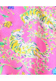 Tiara Half Sleeves Floral Print Poncho With Short Set - Pink