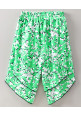 Tiara Sleeveless Solid Top & All Over Printed Palazzo Pants Set - White & Green