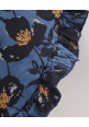 Tiara Sleeveless Floral Print Flared Jumpsuit - Blue