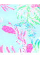 Tiara Girl's Printed Summer Ruffle Top -Neon