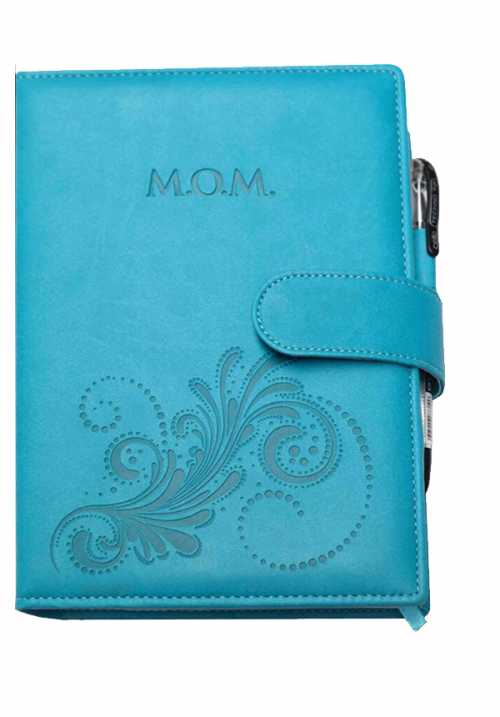 M.O.M diary blue