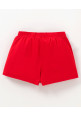 Tiara Girl's Summer Everyday Half Sleeve Ruffle Top - Red